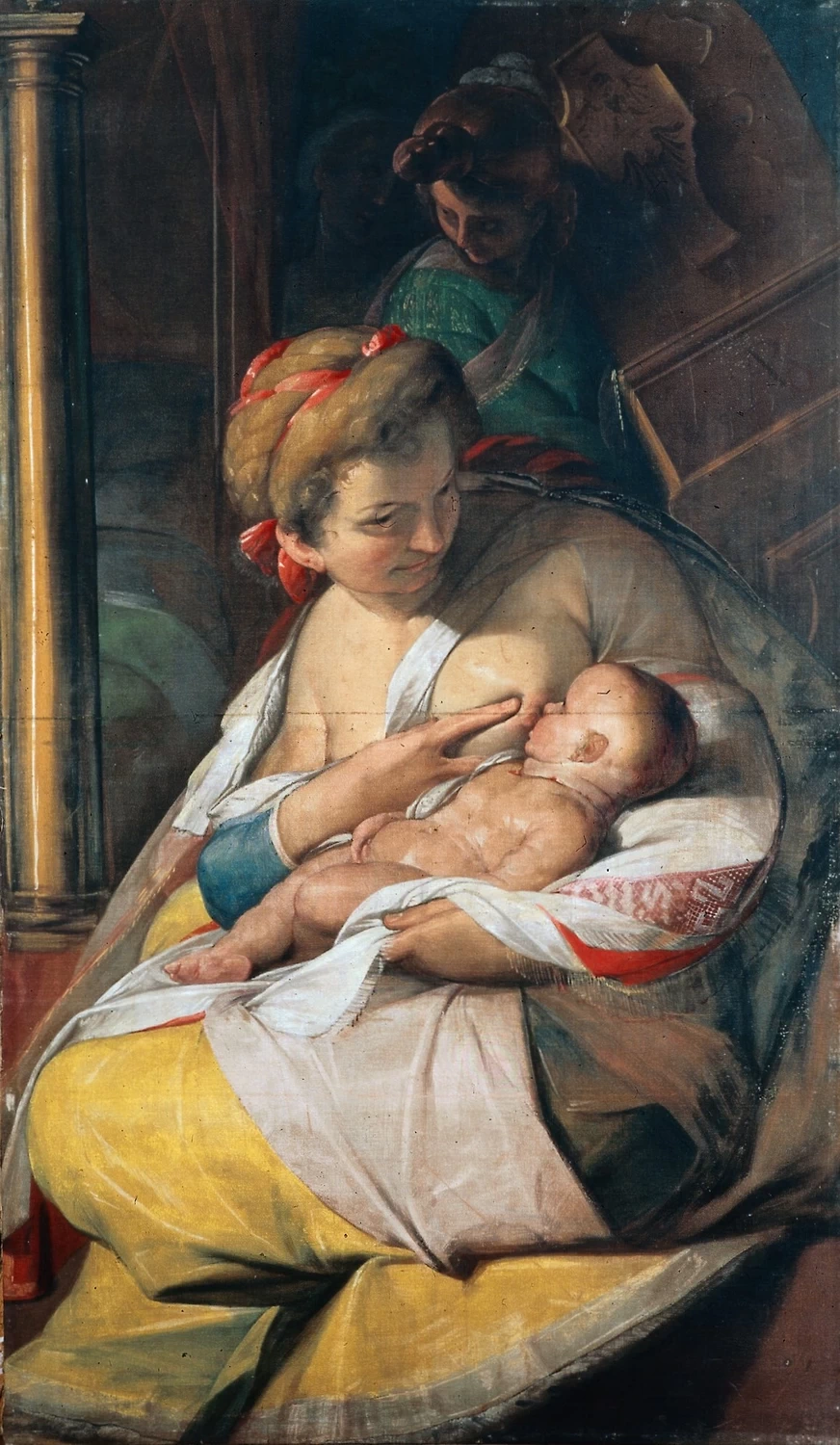 Una donna che allatta un neonato - La carità, Museo Civico di Modena